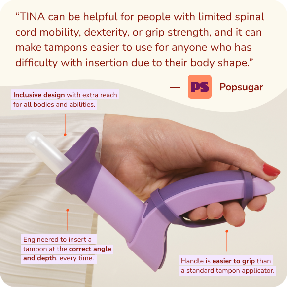 TINA | Tampon Insertion Accessory