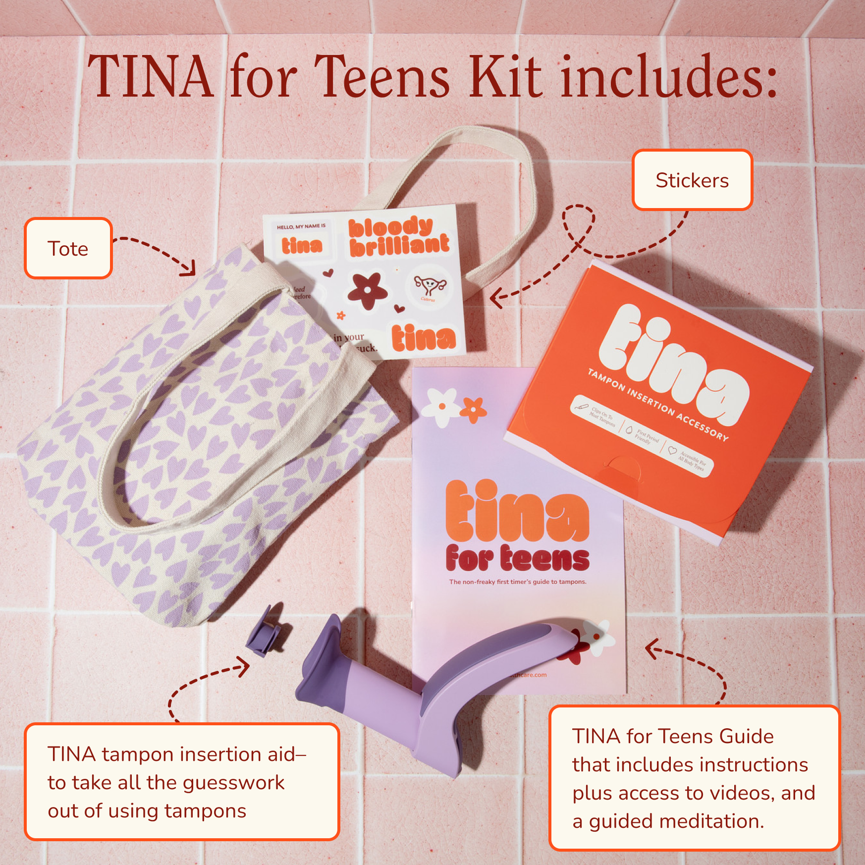 TINA for Teens | Starter Kit for Using Tampons